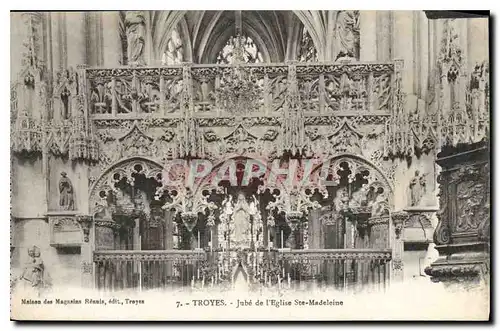 Cartes postales Troyes Jube de l'Eglise Ste Madeleine