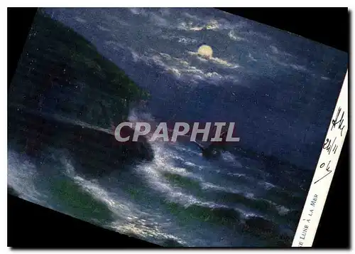Cartes postales Une Lune a la Mer