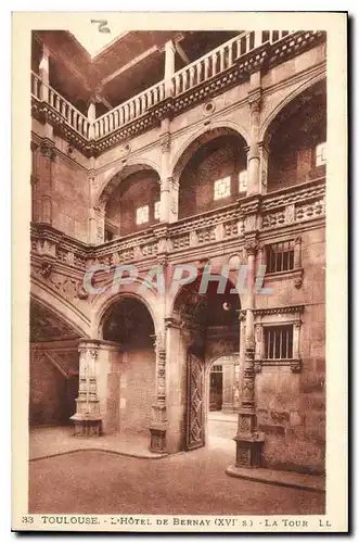 Ansichtskarte AK Toulouse L'Hotel de Bernay XVIs la tour