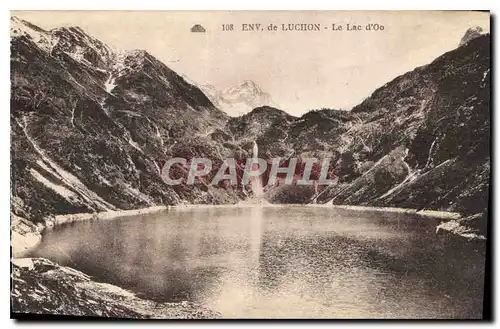 Ansichtskarte AK Env de Luchon Le Lac d'Oo