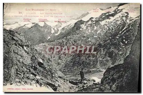 Cartes postales Les Pyrenees Luchon Les Monts Maudits