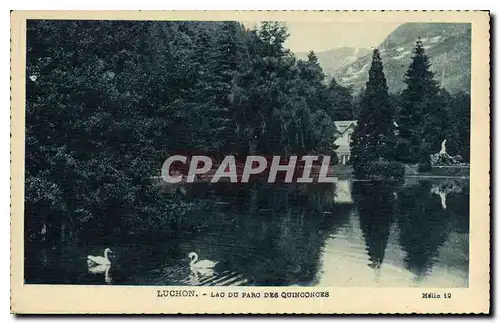 Cartes postales Luchon Lac du Parc des Quinconces