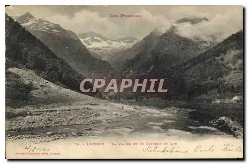 Ansichtskarte AK Les Pyrenees Luchon la Vallee et le Torrent du Lyz