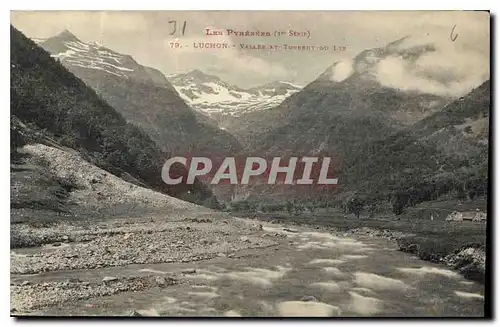 Cartes postales Les Pyrenees Luchon Vallee et Torrent du Lys