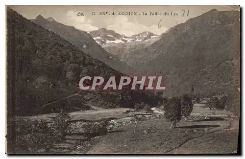 Cartes postales Env de Luchon La Vallee du Lys