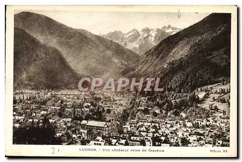 Cartes postales Luchon Vue generale prise de Cazaril