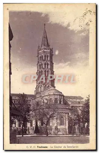 Cartes postales Toulouse Le Clocher de Saint Sernin