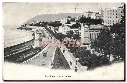 Ansichtskarte AK Cote d'Azur San Remo