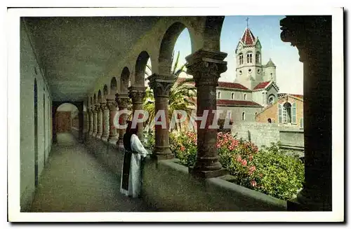 Cartes postales Ile Saint Honorat Monastere Galerie du Cloitre