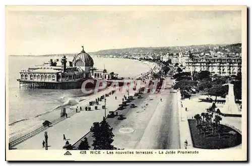 Cartes postales Nice Les nouvelles terrasses La Jetee Promenade