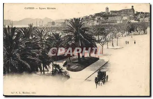 Cartes postales Cannes Square Merimee