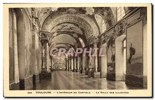 Cartes postales Toulouse L'Interieur du Capitole La Salle des Illustres