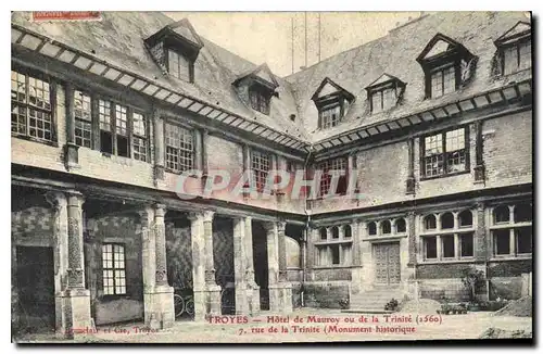 Cartes postales Troyes Hotel de Mauroy ou de la Trinite rue de la Trinite
