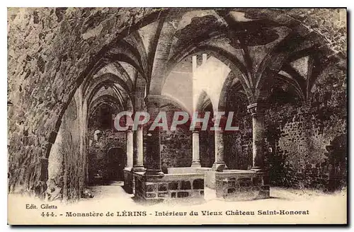 Cartes postales Monastere de Lerins Interieur du Vieux Chateau Saint Honorat