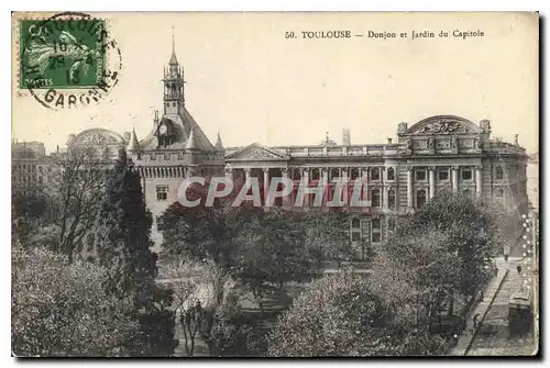 Ansichtskarte AK Toulouse Donjon et Jardin du Capitole