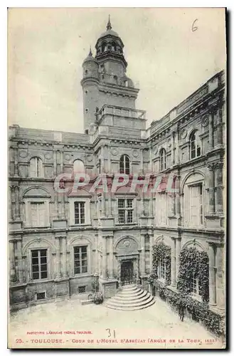 Ansichtskarte AK Toulouse Cour de l'Hotel d'Assezat