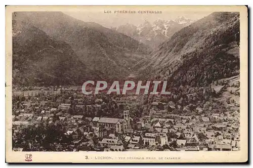 Cartes postales Luchon Vue generale prise de Cazarilh