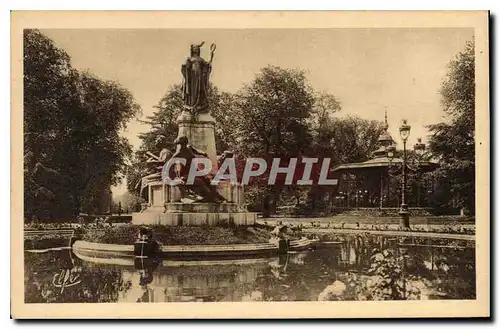 Cartes postales Toulouse Bassin du Grand Rond Monument a la gloire de Toulouse