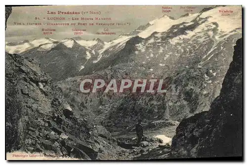 Cartes postales Luchon Les Monts Maudite