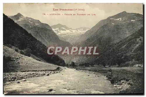 Cartes postales Luchon Vallee et Torrent du Lye