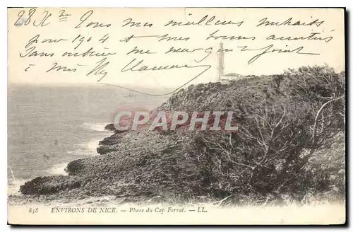 Cartes postales Environs de Nice Phare du Cap Ferrat