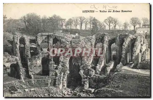 Cartes postales Saintes Voutes des Arenes Romaines