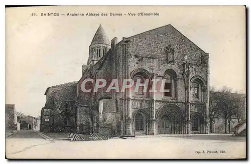 Cartes postales Saintes Ancienne Abbaye des Dames Vue d'ensemble