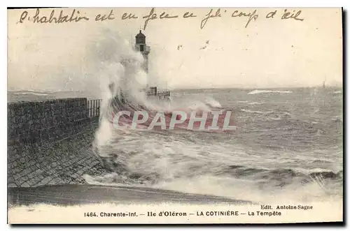 Cartes postales Charente Inf Ile d'Oleron La Cotiniere La Tempete Phare