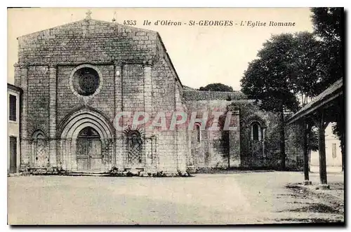 Ansichtskarte AK Ile d'Oleron St Georges L'Eglise Romane