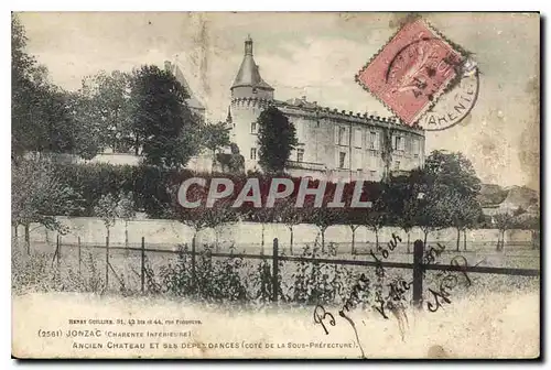 Cartes postales Jonzac Charente Inferieure Ancien chateau et ses dependances