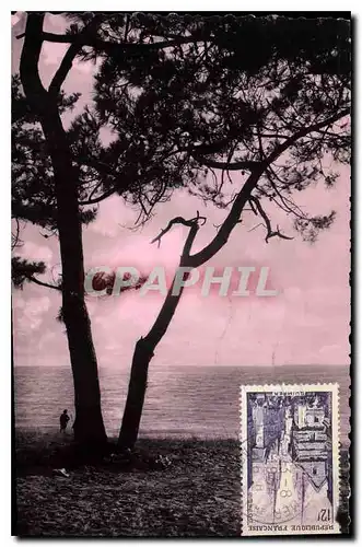 Cartes postales Charente Maritime Coucher de soleil sur l'ocean