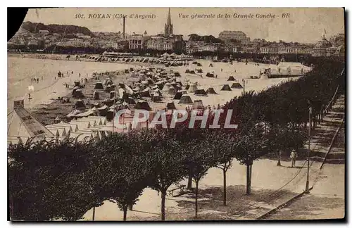 Ansichtskarte AK Royan Cote d'Argent Vue generale de la Grande Conche