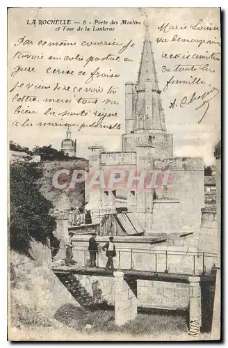 Cartes postales La Rochelle Porte des Moulins et Tour de la Lanterne
