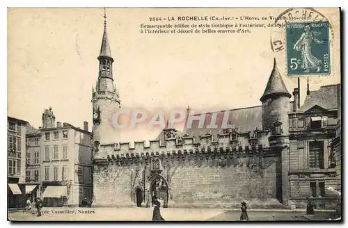 Cartes postales La Rochelle Ch Inf L'Hotel de Ville