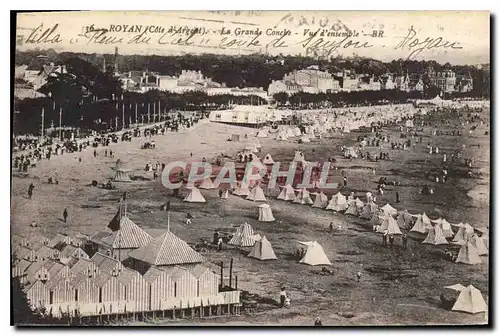 Cartes postales Royan Cote d'Argent La Grande Conche Vue d'ensemble