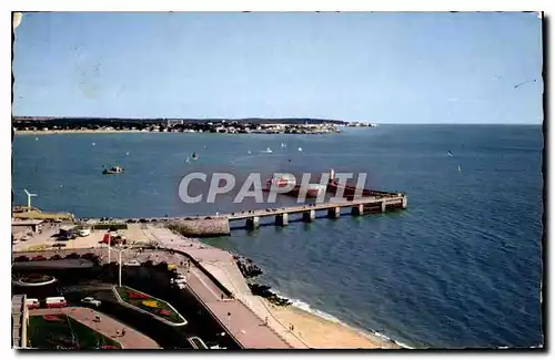 Cartes postales moderne Royan La Jetee Les Pointes de Vallieres et de Suzac Bateau