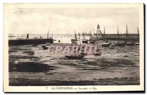 Ansichtskarte AK La Cotiniere Le port Bateaux