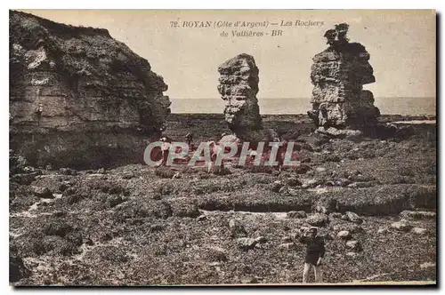 Ansichtskarte AK Royan Cote d'Argent Les Rochers de Vallieres