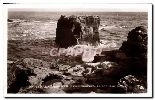 Ansichtskarte AK Saint Palais sur Mer Les Pierrieres La roche au moine