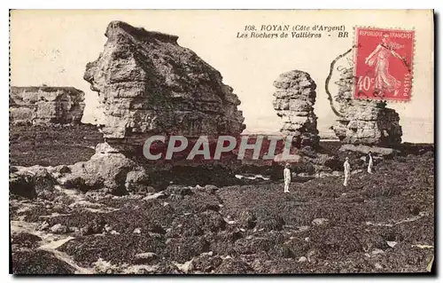 Cartes postales Royan Cote d'Argent Les Rochers de Vallieres