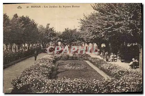 Cartes postales Royan Les Jardins du Square Botton