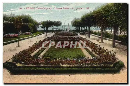 Cartes postales Royan Cote d'Argent Square Botton Les Jardins