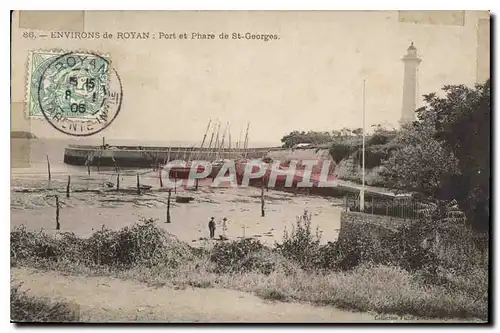 Cartes postales Environs de Royan Port et Phare de St Georges