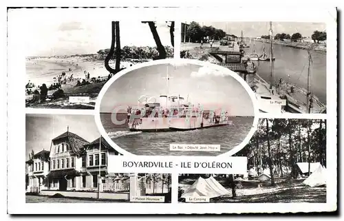 Cartes postales Boyardville Ile d'Oleron Le bac Depute Jean Hay Camping