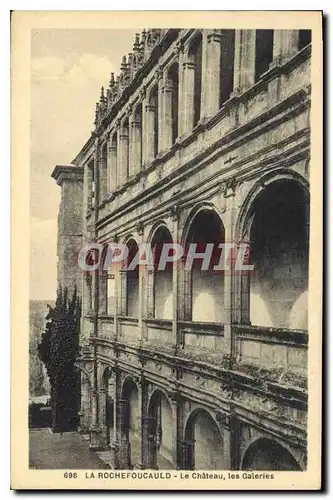 Cartes postales La Rochefoucauld Le Chateau les Galeries