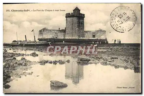 Cartes postales Charente Inf Le Fort du Chapus a mer basse