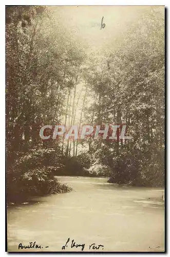 CARTE PHOTO Charente Pourlon L'etang vert