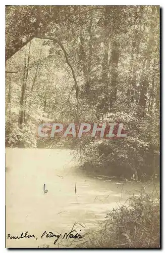 CARTE PHOTO Charente Pourlon L'etang noir