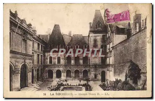 Cartes postales La Rochelle Maison Henri II