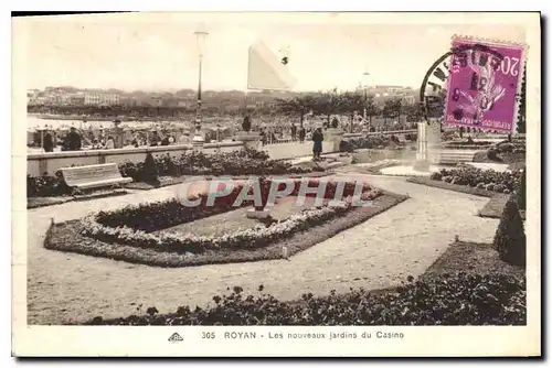 Cartes postales Royan Les nouveaux jardins du Casino